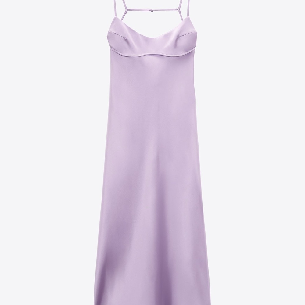 Zara purple dress